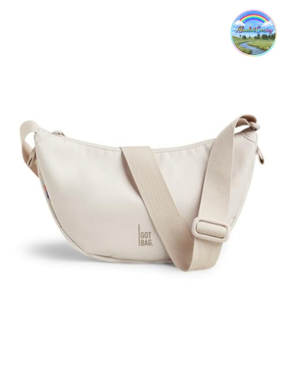 Crescent Crossbody Bag for Women Water-Resistant with Adjustable Strap